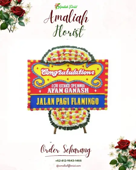 Sewa Papan Bunga Curah Kalak